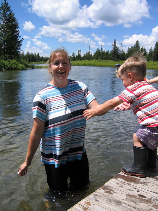 2006 family reunion in Yellowstone National Park